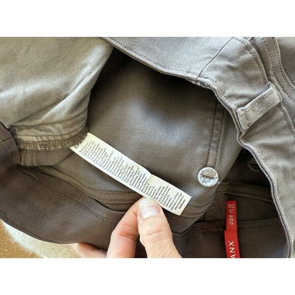 $79 Spanx Brown Taupe Stretch Pull On Utility Shorts Women's XL Extra Large - Picture 4 of 4